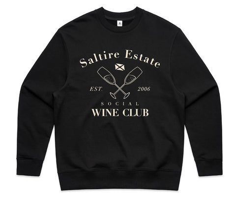 Saltire Social Club Heavy Sweatshirt Black