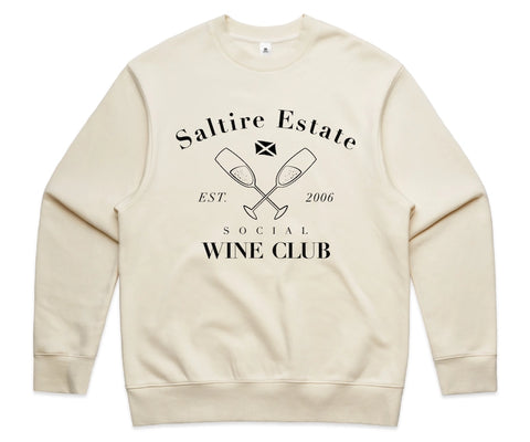 Saltire Social Club Sweatshirt Cream