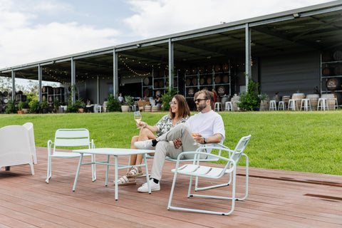 Wine Tasting on the Glen Deck: Saltire Estate’s Outdoor Tasting Location