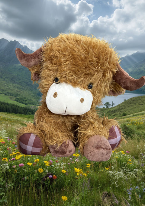 Highland Cow Plush Toy