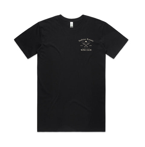 Saltire Social Club 'Mini Logo' Black T-Shirt