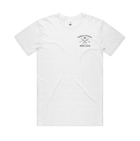 Saltire Social Club 'Mini Logo' White T-Shirt